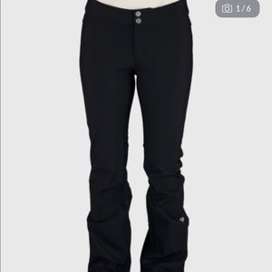 Like New Obermeyer The Bond Black Ski Pant Size 8
